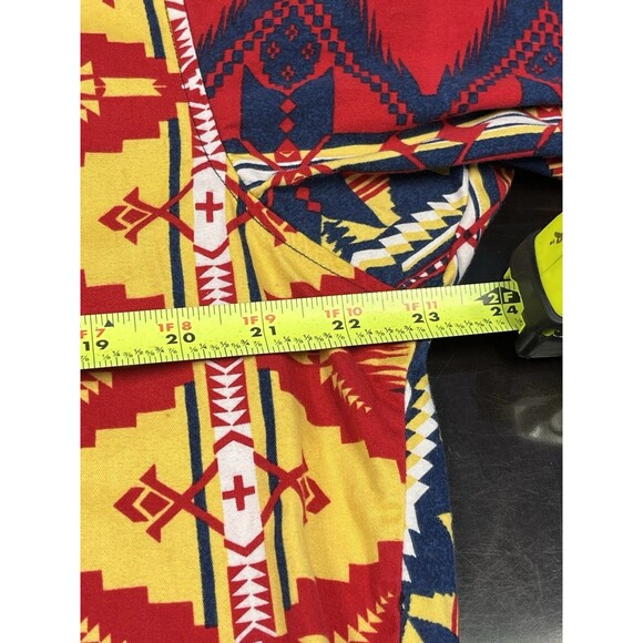 Ruff Hewn Geometric Print Cotton Button Wrap Skirt Set Buffalo Nickel  Sz 8/M - Picture 16 of 16